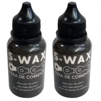 2x Lubrificantes De Cera Para Corrente Bike S-Wax S-Tres 30ml