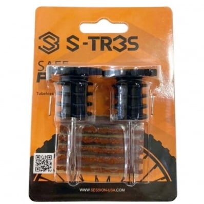 Kit Reparo Tubeless Session S-tres Guidão Safe Plug Bike