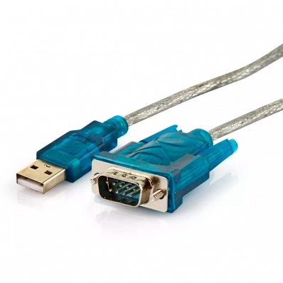 Cabo Adaptador Conversor USB para Serial - 1,8 Metros - Tblack