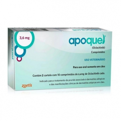 Dermatológico Zoetis - Apoquel 20 Comprimidos