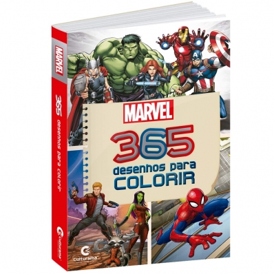 365 desenhos para colorir - Marvel