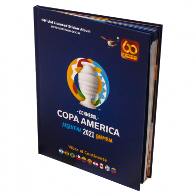 Álbum ilustrado Conmebol Copa América 2021 - Capa dura