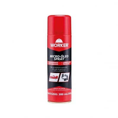 Micro óleo Spray Lubrificante 300ml/200g Worker