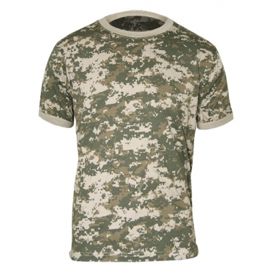 Camiseta Masculina Due Army Combat Digital Areia Xgg - Bravo 