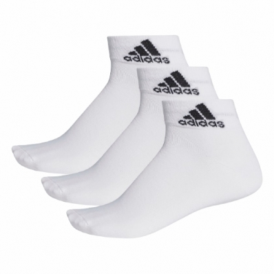 KIT 3 PARES MEIA ADIDAS ANKLE MID THIN 3P