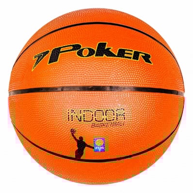 BOLA POKER BASQUETE BORRACHA INDOOR 7.0