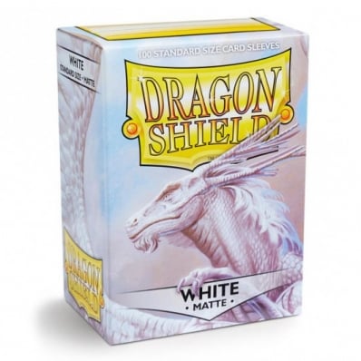 SLEEVES DRAGON SHIELD MTG 100 UN BRANCO MATTE