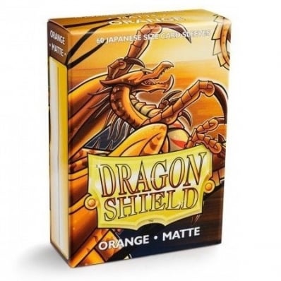 SLEEVES DRAGON SHIELD YGO LARANJA MATE 60 UN