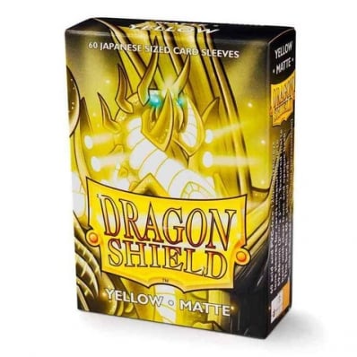 SLEEVES DRAGON SHIELD YGO AMARELO MATE 60 UN