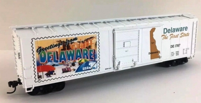 Athearn - HO USPS 50 Single Door Boxcar Delaware - #93308