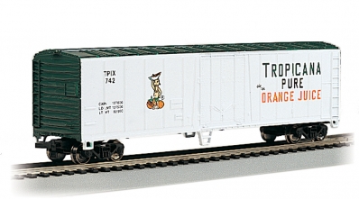 Bachmann - HO 50 Steel Reefer Tropicana - #17947