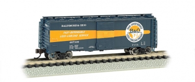 Bachmann - HO 40 Steel Box Car B&O Timesaver - #17012