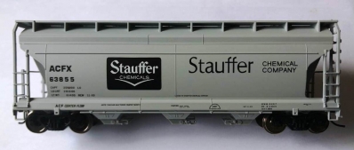 Atlas - HO ACF Covered Hopper Stauffer Chemical (ACFX) - #63855