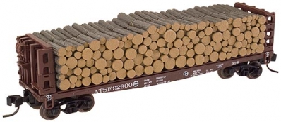 Atlas - HO Pulpwood Flat Car Santa Fe - #92900