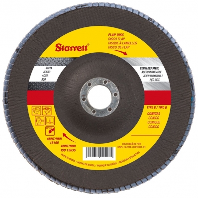 DISCO FLAP 115X 22,23MM GRÃO 40 STARRETT