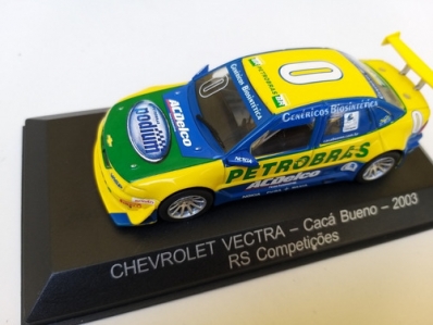 Stock Car: A Coleção Oficial - Fascículo + Miniatura: Chevrolet Vectra (2003) - Cacá Bueno