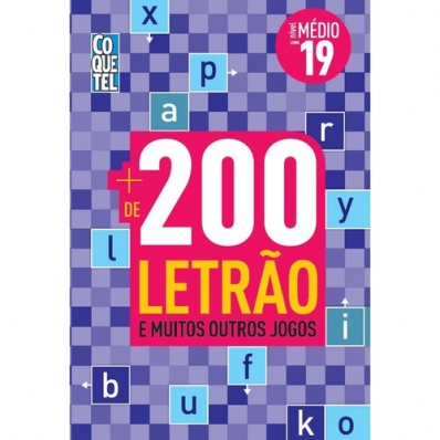 Coquetel: Mais de 200 letrão e muitos outros jogos - Livro 19 - Médio