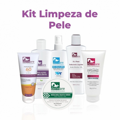 kit de Limpeza de Pele Profissional Dermare