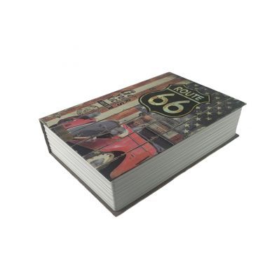 Cofre Livro Route66 24X15cm