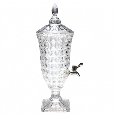 Dispenser/Suqueira de Cristal Diamante 2L Wolff