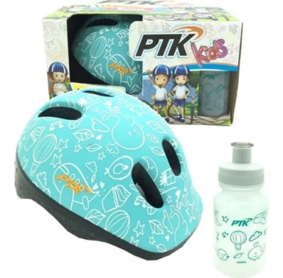 Capacete Infantil Baby Ciclismo Ptk 1 A 4 Anos Com Squeeze 