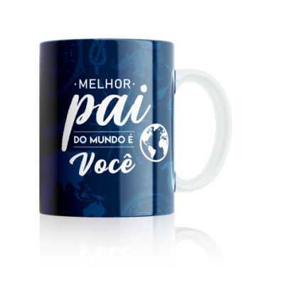 Caneca Melhor Pai de Porcelana 330ml