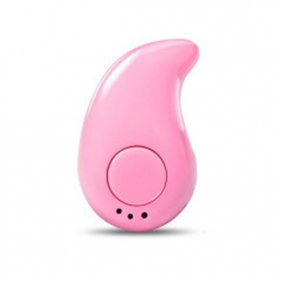 Fone de ouvido mini S530 sem fio com bluetooth - Rosa