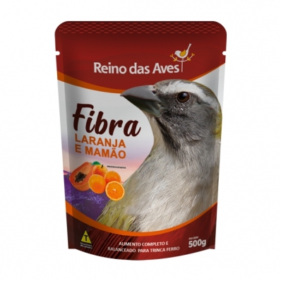 TRINCA FERRO LARANJA C/ MAMÃO REINO DAS AVES - 500 g