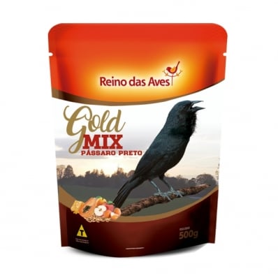 PASSARO PRETO GOLD MIX - 500 g