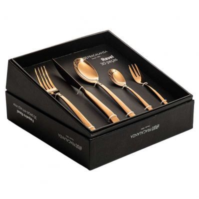 Faqueiro Ravel 30 Peças em Aço Inox cor Cobre