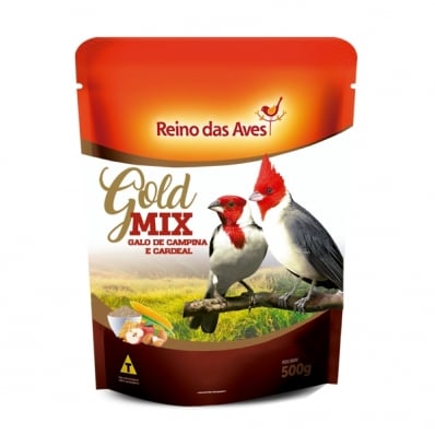 GALO DE CAMPINA E CARDEAL REINO DAS AVES - 500 g