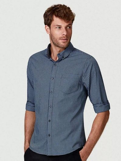 Camisa Básica Masculina Xadrez 