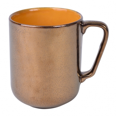 Caneca em Cerâmica 350ml cor amarelo
