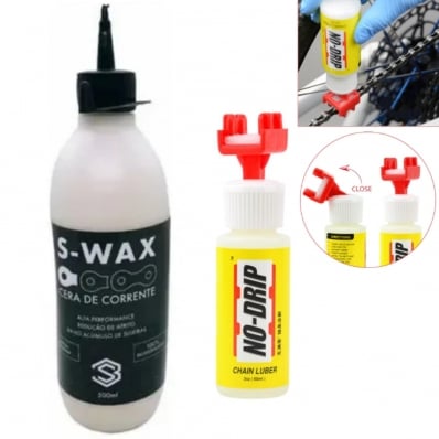 Óleo Lubrificante Cera De Corrente Bike S Wax S Tres 500ml+ Aplicador NO-DRIP