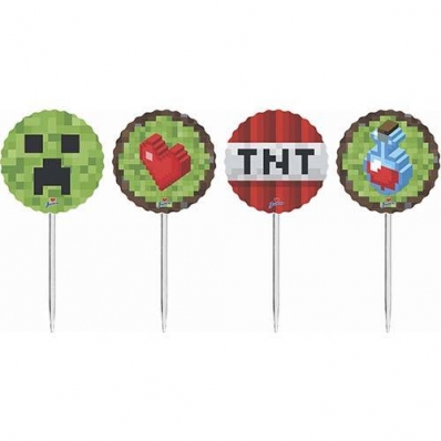 Bolo e cupcakes temáticos “Minecraft”