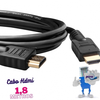 Cabo HDMI 3D 1.4 com 1,8 metros