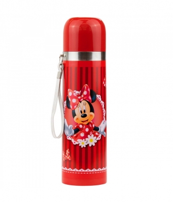 Garrafa Térmica Vermelha Minnie 500ml - Disney