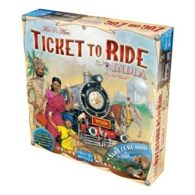 TICKET TO RIDE INDIA E SUIÇA EXPANSÃO