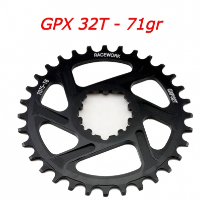 Coroa p/ Sram Gxp 30/32/34/36/38 Dentes 3mm Offset