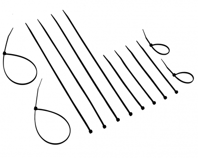 Abracadeira Nylon Brasfort 2,5Mmx100Mm Pt 100Pcs 8852