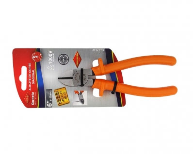 Alicate Corte Diag Corneta 6" Blister