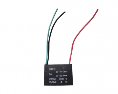 Capacitor P/Motor 04+6Uf 250Vac