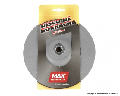 Disco Borracha 7" Esmerilhar Rigido 15210