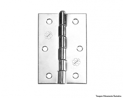 Dobradica Silvana 850 F.Polido 2.1/2" c/24pcs