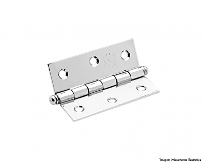Dobradica Silvana 880 Niq Bola 3.1/2" 3Pcs Blister