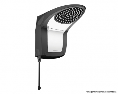 Ducha L&C Jet Ultra Black/Cromado 5500W 127V