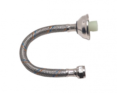 Engate Flex Inox Esteves Trancado 40Cm Blister
