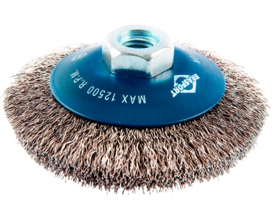 Escova Aco Concava A/C 4"X3/4" M14