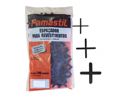 Espacador Piso/Azul Famastil 4,00Mm 100Pcs F93.12 c/10pcs