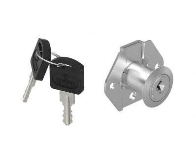 Fechadura Gaveta Soprano 0861 22Mm Niquelada
